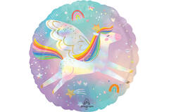 Foil Balloon - Shape - Pegasus - Holographic - 45 cm